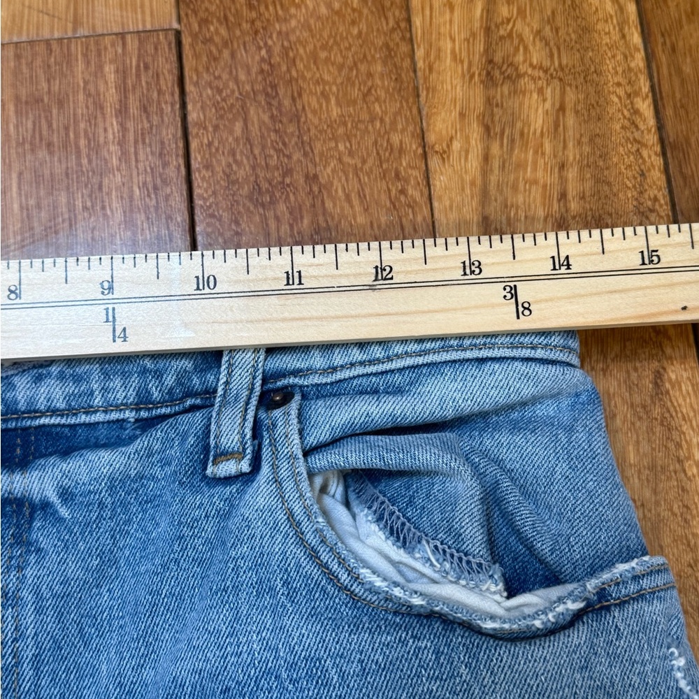 Abercrombie & Fitch 90s Straight‎ Ultra High Rise Jeans 29 Distressed Light Wash - Picture 10 of 10
